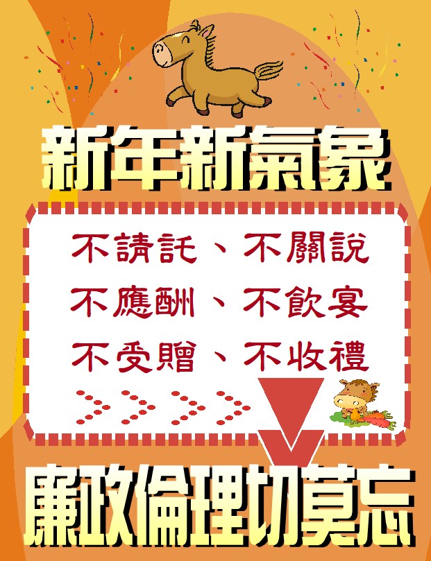 新年新氣象 廉政倫切莫忘
